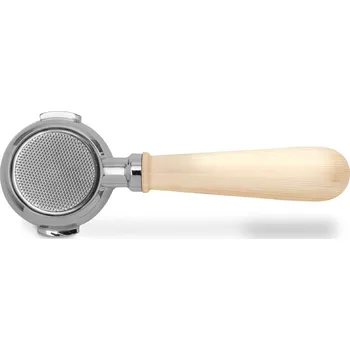 Příslušenství pro přípravu kávy Lelit - PLA580M Portafilter 58mm bez výtoků s dřevěnou rukojetí