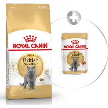 Krmivo pro kočku ROYAL CANIN FBN Cat British Shorthair 10kg + Cat British Shorthair Gravy 12x85g