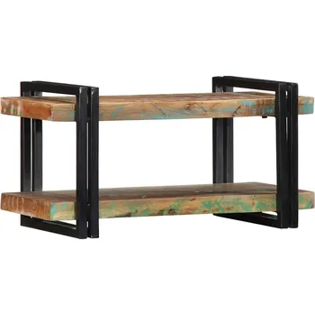 police Nástěnná police vícebarevné recyklované dřevo - 8721158412645