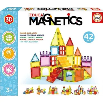 ostatní stavebnice Educa Magnetics magnetická stavebnice 42 díků