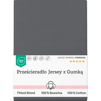 Prostěradlo Prostěradlo s gumou Textom bavlna 180 x 200 cm
