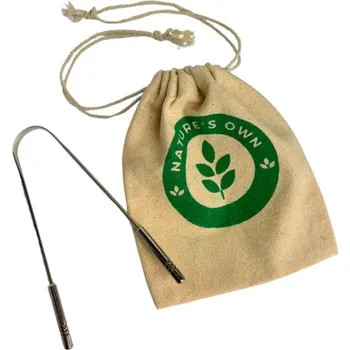 Kuchyňská škrabka Nature's Own - škrabka na jazyk nerezová, 1 ks