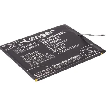 Baterie pro mobilní telefon Baterie Cameron Sino CS-LVK910SL, Li-Polymer, 3050