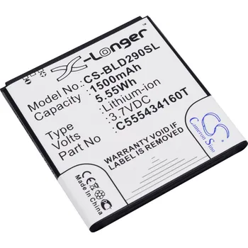 Baterie pro mobilní telefon Baterie Cameron Sino CS-BLD290SL, Li-Ion, 1500