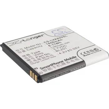 Baterie pro mobilní telefon Baterie Cameron Sino CS-LVA600SL, Li-Ion, 1650