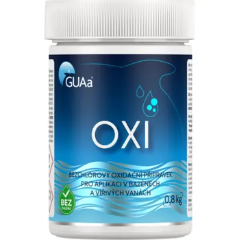 GUAa oxi - bezchlórový oxidační přípravek, 0,8/1,3/3,2kg - VIR-GUAa-OXI