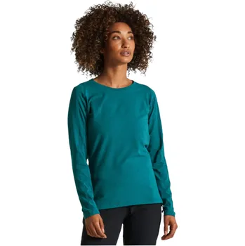 cyklistický dres Specialized Women's Trail Long Sleeve Jersey Velikost: M Tropical Teal / modrá