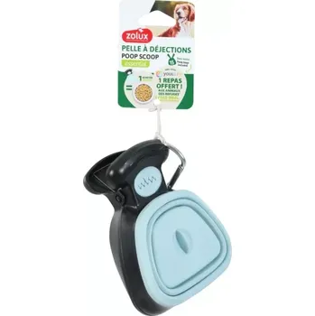 sáček na exkrement Zolux sběračka na exkrementy se sáčky světle modrá