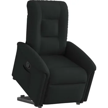 Křeslo Zvedací polohovací křeslo černé textil - 8721102962387