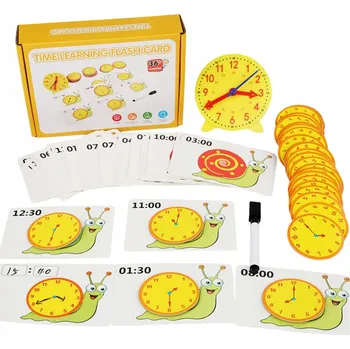 Hodiny HODINY PRO VÝUKU HODIN S KARTAMI FIX ZA SUCHA STÍRATELNÝ