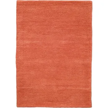 Ručně všívaný kusový koberec Asra wool orange - doprava zdarma