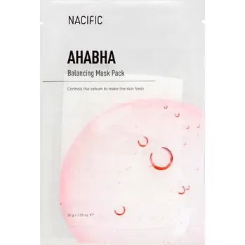 Pleťová maska Korejská Textilní maska s AHA a BHA kyselinami NACIFIC