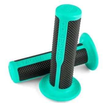 Motocyklový chránič Gripy Stage6 Ultimate černo-tyrkysové