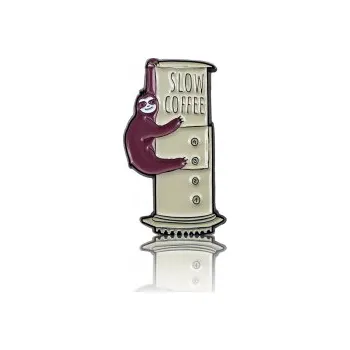 Náhradní díl pro kávovar Pinbox - Lenochod na AeroPressu - kovová brož