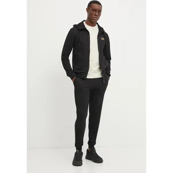Bavlněná tepláková souprava EA7 Emporio Armani PJVRZ.8NPV63 černá 99X, vel. XS