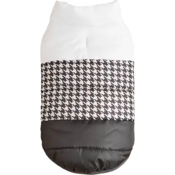 Obleček pro psa Zimní vesta pro malá, střední i velká plemena psů - 7 velikostí Barva: Černo bílá, Velikost: XS