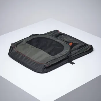 přepravka pro zvíře SOLOGNAC Náhradní obal na skládací box pro 1 psa M KAŠTANOVÁ|ZELENÁ