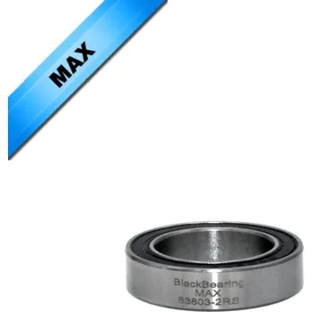 rám kola BlackBearing kuličkové ložisko 63803-2RS MAX