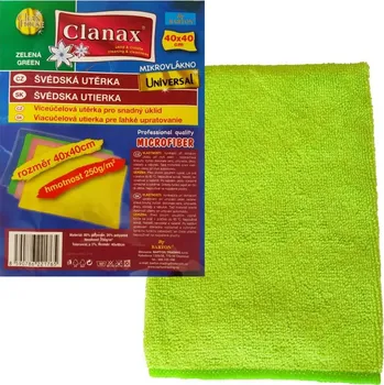 Utěrka Švédská utěrka UNIVERSAL zelená 40x40cm, 250g