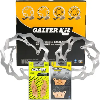 Brzdová destička GALFER sada BETA RR 2T 250/300 závodní 13-; RR 4T 350/390/430/480 závodní 13- (brzdové kotouče a destičky vpředu a vzadu) (GALFER sada BETA RR 2T 250/300 závodní 13-; RR 4T 350/390/430/480 závodní 13- (brzdové kotouče a destičky vpředu a vzadu))