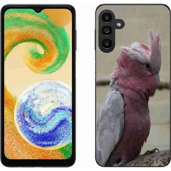 Pouzdro na mobilní telefon Gelový kryt mmCase na Samsung Galaxy A04s - papoušek kakadu růžový