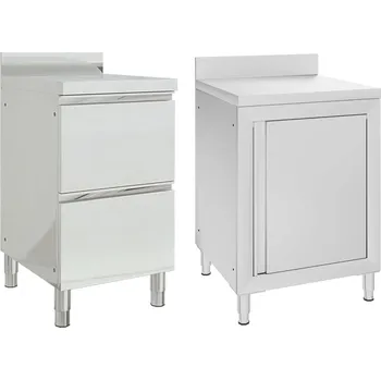 Přepravka na jídlo Kuchyňské linky do komerčních prostor 2 ks z nerezové oceli - 8720286642122