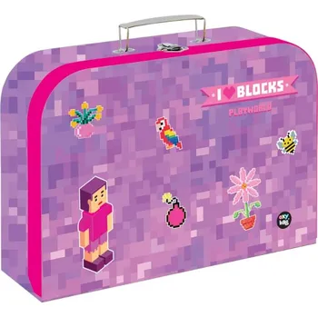 Oxybag Kufřík lamino 34 cm Playworld Girl Pixel