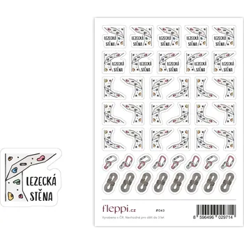 samolepka Fleppi Samolepky Lezecká stěna