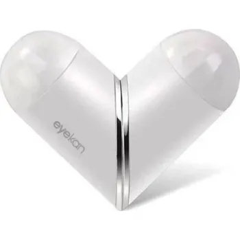 Brýlová obroučka Srdcová cestovní krabička na kontaktní čočky - Bílá