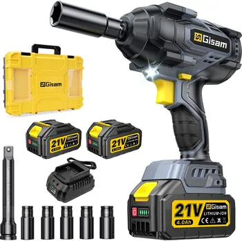 AKU RÁZOVÝ UTAHOVÁK 1800Nm BEZKARTÁČOVÝ NA KOLA 2x BATERIE