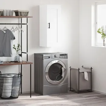 Příborník do zásuvky Nástěnná skříňka bílá 34,5 x 34 x 90 cm kompozitní dřevo - 8720845950934