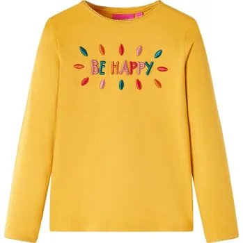 Chlapecké tričko Dětské tričko s dlouhým rukávem tmavě okrové 116 - 8721012032927