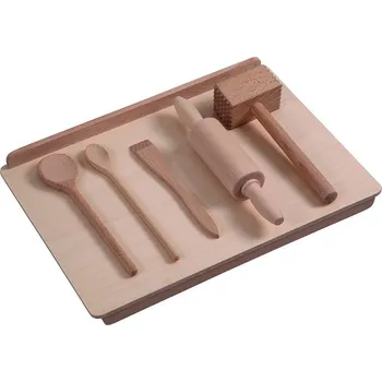 Dřevěná sada na pečení pro děti - dj dřevotvar | Cukrářské potřeby