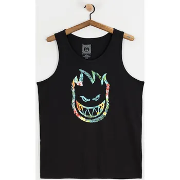 Pánské tričko Spitfire Floral Bighead (black w/multi color print) M, černá