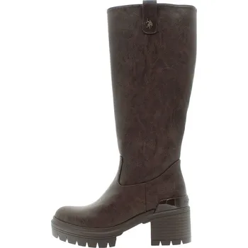 Dámská móda Kozačky U.S. Polo Assn. Braun 187163 36