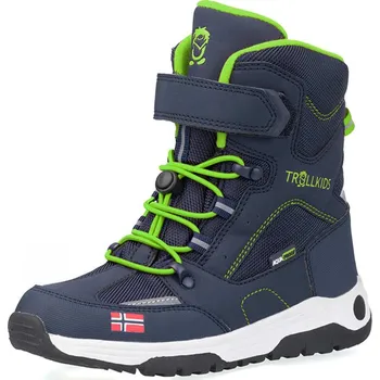 Dívčí kozačky Boty Trollkids Dunkelblau/ Hellgrün 812925 39