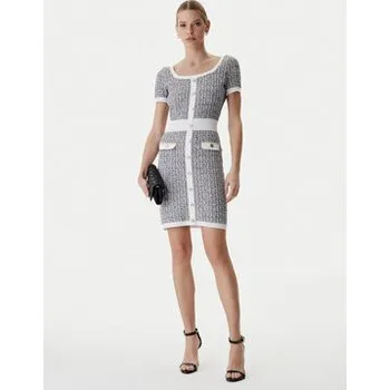 Dámské šaty Guess Úpletové šaty W6RK42 Z0361 Šedá Regular Fit XS