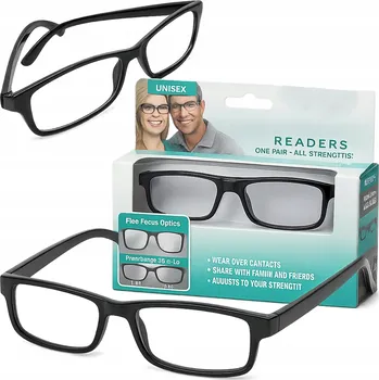Brýle na čtení Brýle OnePower obdélníkové plastové unisex +2,5 na čtení a k počítači