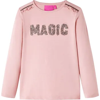 Chlapecké tričko Dětské tričko s dlouhým rukávem světle růžové 128 - 8721012038431