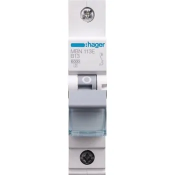 Jistič Jistič 1P B 13A Hager MBN113E