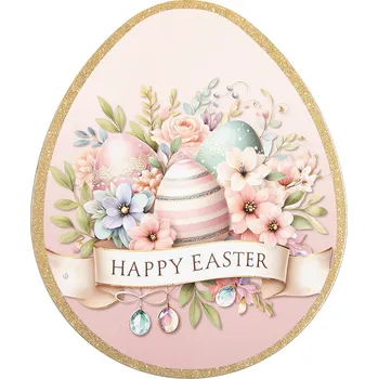 Talíř Clayre & Eef - Plastový servírovací talíř HAPPY EASTER 66440