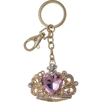 Bonbon Přívěsek na klíče zlatá koruna