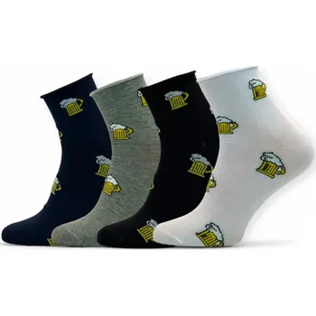 Pánské ponožky Zdravotní bavlněné ponožky LM33 - 6 párů - 40-44