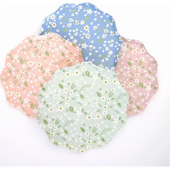 Talíř Meri Meri Papírový talíř Ditsy Floral – set 12 ks