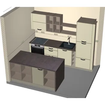 Kuchyňská linka Kuchyně Judita2 EXPO TEA MUŠLA, Decodom