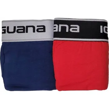 Pánské spodní prádlo Pánské boxerky slipy BAVLNA IGUANA 2 kusy velikost XXL