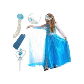 Karnevalový kostým Kostým Elsa Ledové Království WKS vel. 128