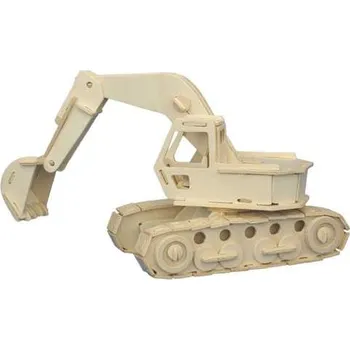 Dětské zboží Woodcraft Dřevěné 3D puzzle Bagr