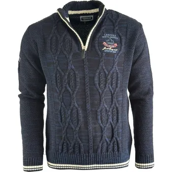 Pánský svetr CARISMA svetr pánský 7804 véčko M tmavě modrá