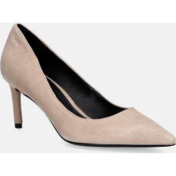 Dámské lodičky Semišové lodičky BOSS Gracey 50557675.105 béžová 01X, EUR 37